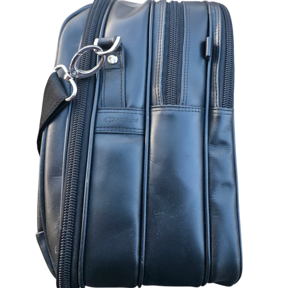 Black Leather Men's Bag
